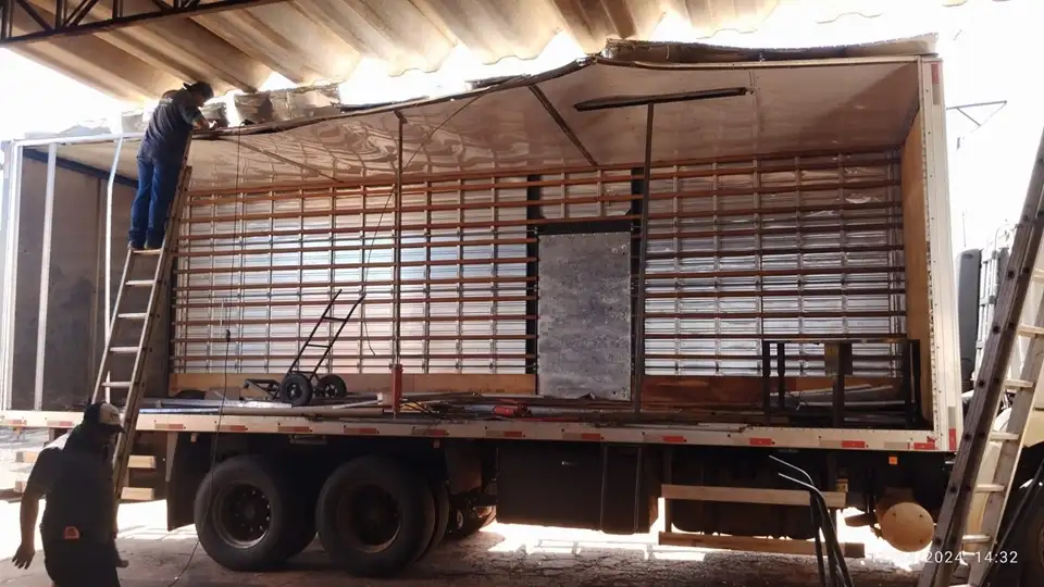 Baú de Alumínio fabricado pela TruckBox